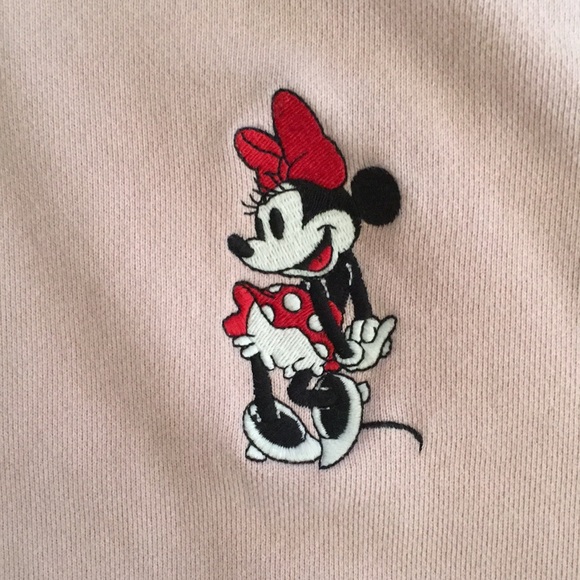 UNIGLO DISNEY MINNIE PINK OVERSIZE HOODY DRESS - Picture 2 of 8